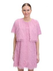 Vera Mont Bolerko w kolorze jasnoróżowym rozmiar: 40. Różowe swetry Vera Mont, bez wzorów, bez ramiączek. Za 130.99 zł.