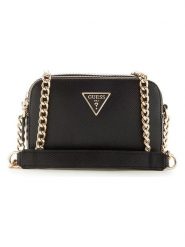Guess Torebka w kolorze czarnym - 20,5 x 14 x 7 cm rozmiar: onesize. Czarne torby na ramię Guess, z aplikacjami, z materiału, na ramię, bez dodatków. Za 431.95 zł.