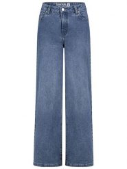 Sublevel Dżinsy - Comfort fit - w kolorze niebieskim rozmiar: XL. Niebieskie jeansy Sublevel, xl, z aplikacjami, z podwyższonym stanem. Za 136.45 zł.
