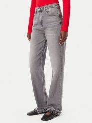 Tommy Jeans Jeansy Layla DW0DW23191 Szary Straight Fit. Szare jeansy Tommy Jeans, bez wzorów. Za 449.99 zł.