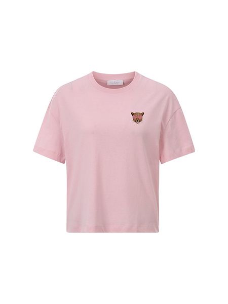 Rich & Royal Koszulka w kolorze jasnoróżowym rozmiar: XL. Różowe bluzki Rich & Royal, xl, bez wzorów, z bawełny, bez kołnierzyka, bez ramiączek. Za 87.81 zł.