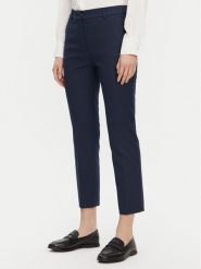 Weekend Max Mara Chinosy Vite 2515131021 Granatowy Slim Fit. Niebieskie spodnie materiałowe Weekend Max Mara, bez wzorów, z bawełny. Za 569.99 zł.