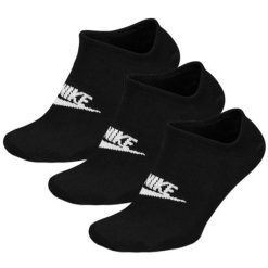 SKARPETY Nike Sportswear Everyday Essential No-Show, Dla obu płci. Czarne skarpety Nike, bez wzorów, z poliesteru. Za 79.99 zł.