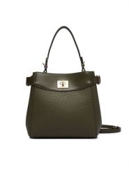 Calvin Klein Torebka Mix Media Crossbody LV04F3885G Zielony ciemny. Zielone torebki klasyczne Calvin Klein, bez wzorów, ze skóry, bez dodatków. Za 489.99 zł.