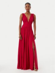 Marciano Guess Sukienka wieczorowa G6GK14 W2374 Różowy ciemny Regular Fit. Czerwone sukienki Marciano Guess, z aplikacjami, z wiskozy, wizytowe, bez kołnierzyka, bez ramiączek. Za 1,649.00 zł.