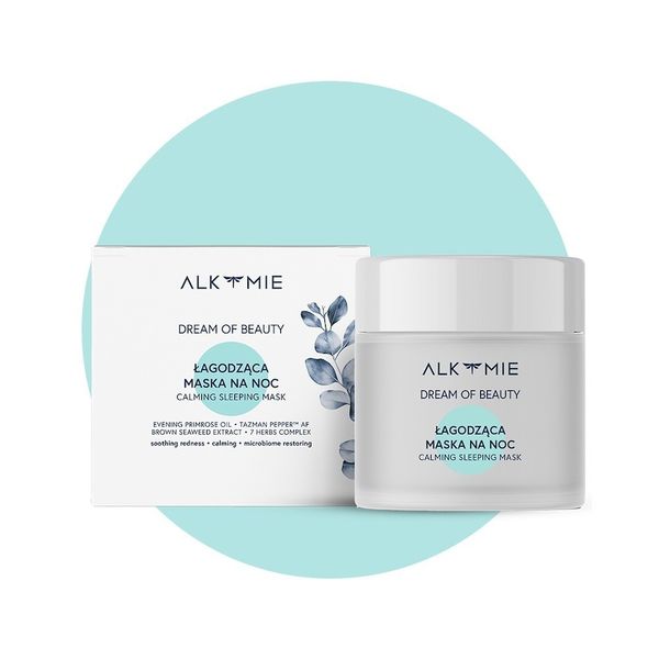 Alkmie Łagodząca maska na noc Maseczki przeciwzmarszczkowe 60 ml. Maseczki ALKMIE. Za 199.20 zł.