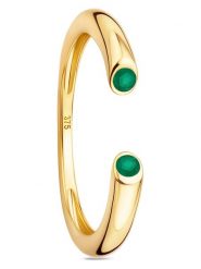 Diamant Exquis Złoty pierścionek ze szmaragdami rozmiar: 58. Żółte pierścionki Diamant Exquis, z szmaragdem, złote. Za 1,187.99 zł.