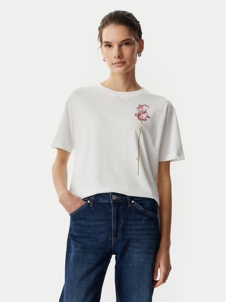 JOOP! T-Shirt 263Je32Tate 30103768 Biały Regular Fit. Białe t-shirty Joop!, bez wzorów, z bawełny, bez kołnierzyka, bez ramiączek. Za 270.99 zł.
