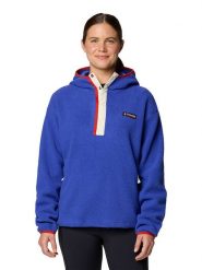 Columbia Bluza polarowa "Helvetia II" w kolorze granatowo-biało-czerwonym rozmiar: XS. Białe bluzy Columbia, xs, bez wzorów, z polaru, bez kaptura. Za 118.56 zł.