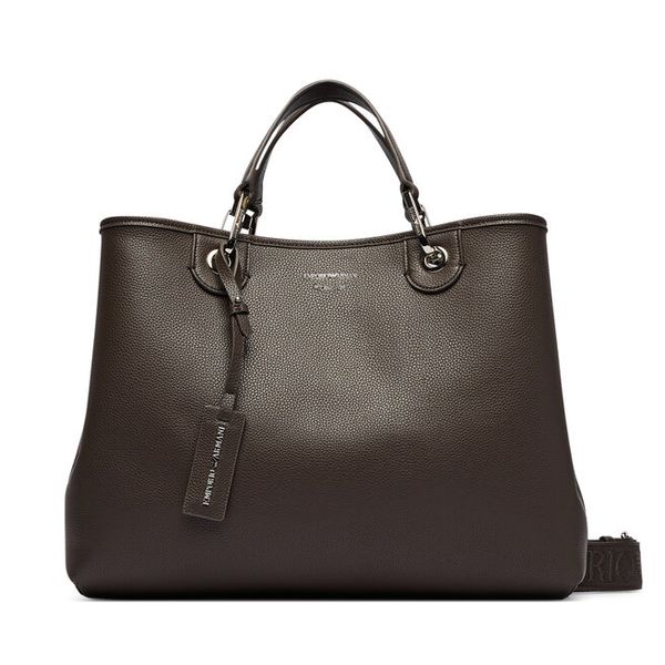 Torebka Emporio Armani. Brązowe torebki klasyczne Emporio Armani, bez wzorów, bez dodatków. Za 1,389.00 zł.