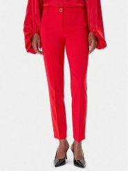 Rinascimento Chinosy CFC0125410003 Czerwony Skinny Fit. Czerwone spodnie materiałowe Rinascimento, s, bez wzorów, z syntetyku. Za 379.99 zł.