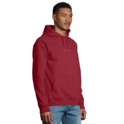 Bluza Z Kapturem Dla Dorosłych Unisex Stellar. Czerwone bluzy SOL'S, m, bez wzorów, z bawełny, z kapturem. Za 165.99 zł.