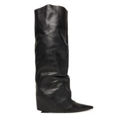 Kozaki Naked Wolfe. Czarne kozaki Naked Wolfe, bez obcasa, na koturnie, bez zapięcia. Za 2,119.00 zł.