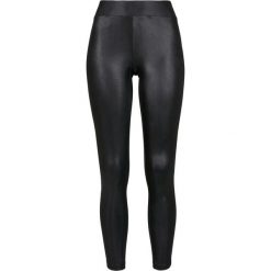 Legginsy damskie Urban Classics imitation leather. Czarne legginsy Urban Classics, bez wzorów, ze skóry. Za 85.60 zł.
