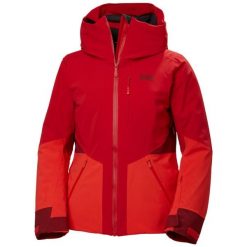 Damska kurtka narciarska Helly Hansen Kvitfjell Race. Czerwone kurtki narciarskie Helly Hansen, bez wzorów, bez kaptura, narciarskie. W wyprzedaży za 2,160.00 zł.
