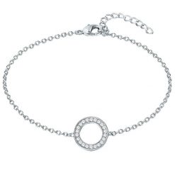 Rafaela Donata Bransoletka z kryształkami Swarovsk srebro wysokiej próby zdobiony kryształkami Swarovski® srebrny Bransoletki 1 ct Damski. Szare bransoletki Rafaela Donata, srebrne. Za 199.99 zł.