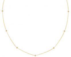 Naszyjnik srebrny - kulki. Szare naszyjniki Apart, pozłacane. Za 189.00 zł.