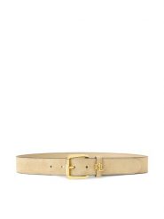 LAUREN RALPH LAUREN Pasek 412980805003 Écru. Paski Lauren Ralph Lauren, bez wzorów, ze skóry. Za 479.99 zł.