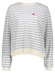 Pieces Bluza w kolorze kremowo-błękitnym rozmiar: XS. Brązowe bluzy sportowe Pieces, xs, bez wzorów, z bawełny, bez kaptura. Za 79.03 zł.