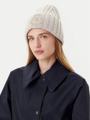 Tommy Hilfiger Czapka Th Crest Fluffy AW0AW18210 Écru. Czapki TOMMY HILFIGER, bez wzorów, z materiału. Za 349.99 zł.