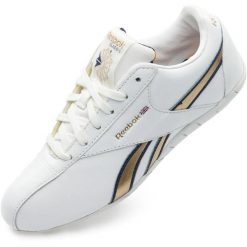 Buty Sportowe Reebok World Sprint Białe. Białe obuwie sportowe Reebok, bez zapięcia, do biegania. Za 204.99 zł.