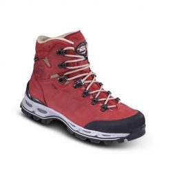 Buty trekkingowe damskie Meindl Bellavista. Czerwone trekkingi Meindl, z materiału, za kostkę, trekkingowe. Za 1,755.00 zł.