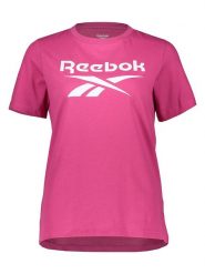 Reebok Koszulka w kolorze różowym rozmiar: L. Różowe bluzki Reebok, l, bez wzorów, bez kołnierzyka, bez ramiączek. Za 70.24 zł.