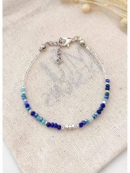 Atelier MIU Pozłacana bransoletka rozmiar: onesize. Niebieskie bransoletki Atelier MIU, z perłą, pozłacane. Za 34.99 zł.