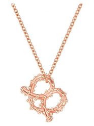 Glanzstücke München Pozłacany naszyjnik z zawieszką - dł. 40 cm rozmiar: onesize. Czerwone naszyjniki Glanzstücke München, pozłacane. Za 145.94 zł.