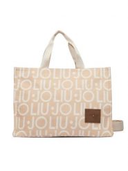 Liu Jo Torebka 2F6037 T2742 Beżowy. Brązowe shopper Liu Jo, bez wzorów, z materiału, bez dodatków. Za 469.99 zł.