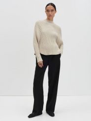 Someday Sweter "Touann" w kolorze beżowym rozmiar: S. Brązowe swetry someday., s, bez wzorów, ze splotem, bez ramiączek. Za 143.99 zł.