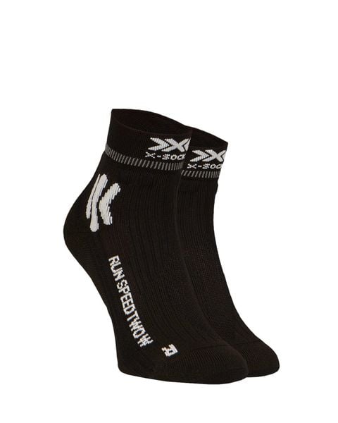 Skarpety biegowe X-Socks Run Speed Two 4.0. Czarne skarpety X Socks, bez wzorów, z materiału. Za 65.00 zł.