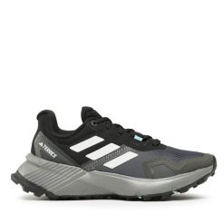Buty do biegania adidas. Czarne obuwie sportowe Adidas, bez zapięcia, do biegania, Adidas Terrex. Za 349.99 zł.