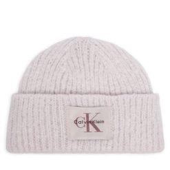 Czapka Calvin Klein. Czerwone czapki Calvin Klein, bez wzorów. Za 209.99 zł.