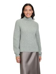 CARTOON Sweter w kolorze zielonym rozmiar: 42. Zielone swetry Cartoon, bez wzorów, ze splotem, bez ramiączek. Za 154.95 zł.