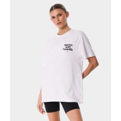 Bawełniany T-shirt z nadrukiem uniseks Carpatree. Białe koszulki sportowe Carpatree, bez wzorów, z bawełny, bez ramiączek, na fitness i siłownię. Za 149.99 zł.