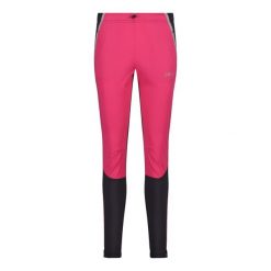 Spodnie narciarskie dla kobiet CMP. Fioletowe spodnie materiałowe CMP, bez wzorów, narciarskie. Za 342.00 zł.