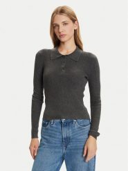 Vero Moda Sweter Siljerib 10336674 Szary Slim Fit. Szare swetry Vero Moda, xs, bez wzorów, z wiskozy, bez ramiączek. Za 159.99 zł.