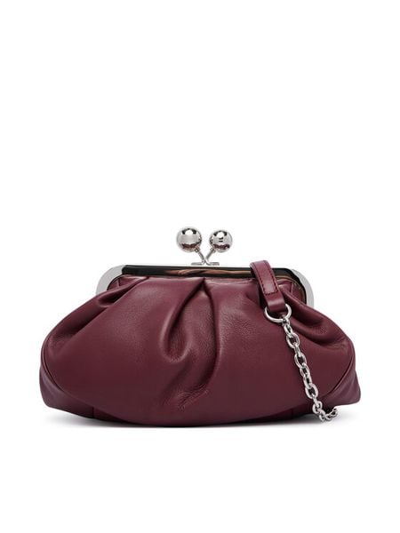 Weekend Max Mara Torebka Prati 2625516114600 Brązowy. Brązowe torebki klasyczne Weekend Max Mara, bez wzorów, ze skóry, bez dodatków. Za 1,339.00 zł.