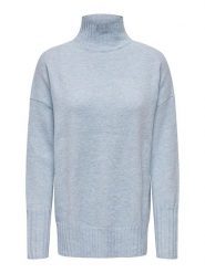 ONLY Sweter "Gabriel" w kolorze błękitnym rozmiar: S. Niebieskie swetry Only, s, bez wzorów, bez ramiączek. Za 88.45 zł.