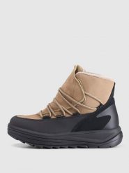 4F Buty zimowe śniegowce SNOWDROP z membraną damskie - beżowe 41. Brązowe trapery i śniegowce 4f, z gumy, za kostkę. Za 349.99 zł.