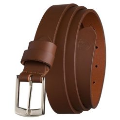 Skórzany, wąski pasek damski w brązowym kolorze ze srebrną, klasyczną klamrą Peterson PTN LTP-24 TAN-SILVER. Brązowe paski Peterson, bez wzorów, ze skóry, eleganckie. Za 45.00 zł.