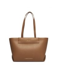 Armani Exchange Torebka XW001538 AF26447 U6186 Brązowy jasny. Brązowe shopper Armani Exchange, bez wzorów, ze skóry, bez dodatków. Za 654.99 zł.