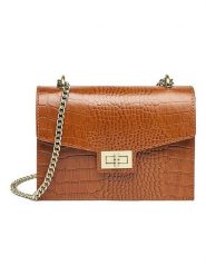 CXL by Christian Lacroix Skórzana torebka "Peuplier" w kolorze jasnobrązowym - 21 x 16 x 10 cm rozmiar: onesize. Brązowe torby na ramię CXL by Christian Lacroix, bez wzorów, z materiału, na ramię, bez dodatków. Za 347.99 zł.