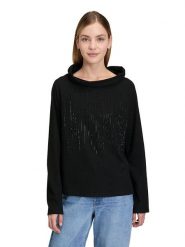 Betty Barclay Bluza w kolorze czarnym rozmiar: 42. Czarne bluzy Betty Barclay, bez wzorów, bez kaptura. Za 196.45 zł.
