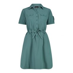 Sukienka damska turystyczne CMP 33S5346. Zielone sukienki CMP, na co dzień, l, bez wzorów, sportowe, bez kołnierzyka, bez ramiączek, sportowe. Za 305.70 zł.
