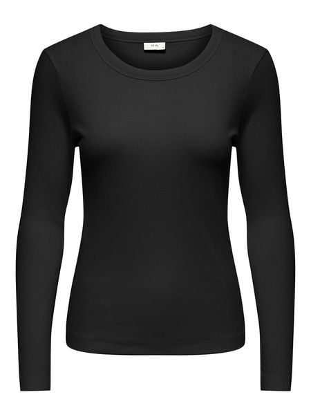 JDY Koszulka "Lucky" w kolorze czarnym rozmiar: XL. Czarne bluzki JDY, xl, bez wzorów, bez kołnierzyka, bez ramiączek. Za 59.95 zł.