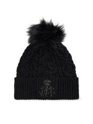 LAUREN RALPH LAUREN Czapka 454P04857001 Czarny. Czarne czapki Lauren Ralph Lauren, bez wzorów, z materiału. Za 379.99 zł.