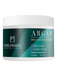 PURE MINERAL Maska "Argan - Revitalize and Damage Resistant" do włosów - 350 ml rozmiar: onesize. Odżywki do włosów PURE MINERAL. Za 43.99 zł.
