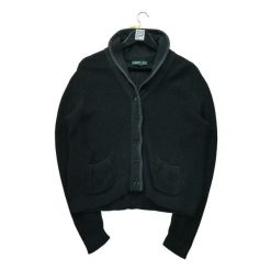 Second life - Damski czarny sweter rozpinany - Stan dobry. Czarne kardigany RALPH LAUREN, s, bez wzorów. Za 51.08 zł.